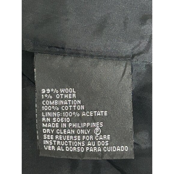 Kasper & Company ASL Vintage Wool Plaid Button Up Blazer Suit Jacket - Sz 8 - Picture 7 of 7